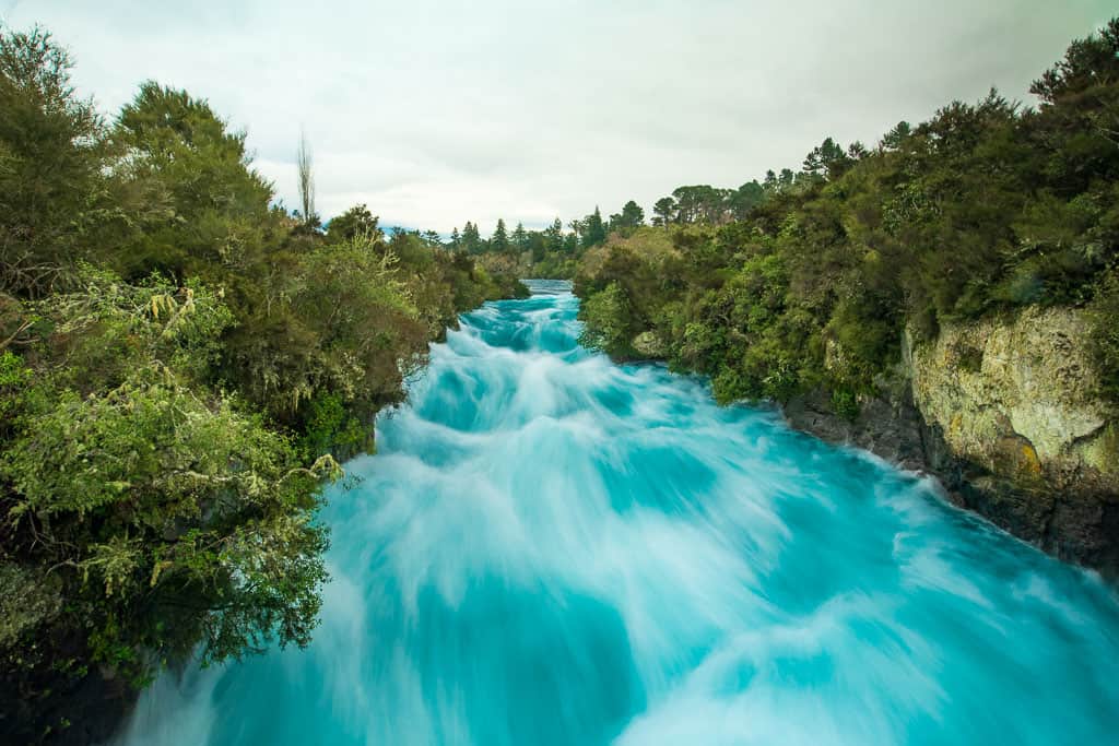 huka falls waterfall